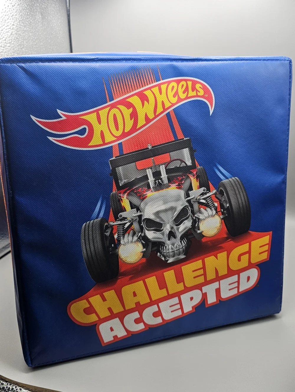 Hot Wheels ZipBin 300 Car Storage Cube Playmat Map Roads Collapsible Organizer